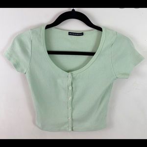 brandy Melville green sells top